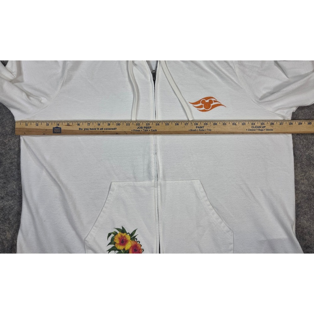 Disney Cruise Line Hoodie Touch Of Paradise Mickey Minnie 2x Castaway Cay Rare View 5
